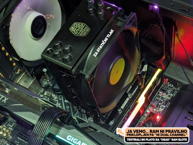 Coolermaster ventilator prilagojen za statični tlak