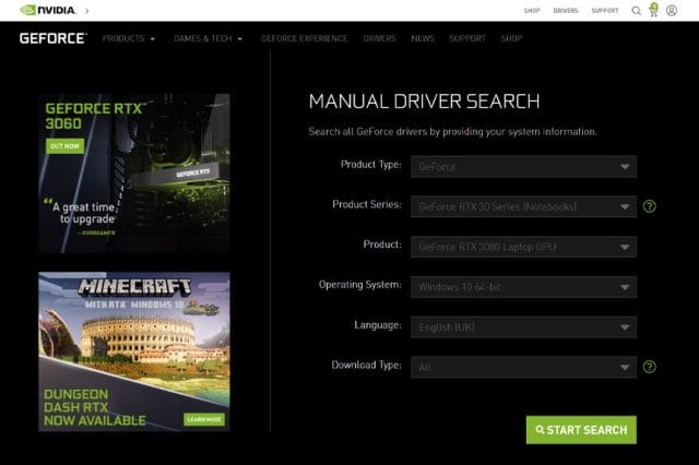 Nvidia Spletna Stran za Prenos Graficnih Gonilnikov Nvidia Spletna Stran za Prenos Graficnih Gonilnikov