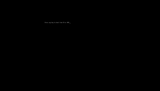 Press any key to boot from USB device za pričetek inštalacije windows 10