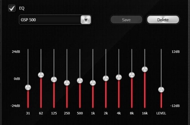 GSP 500 Sennheiser Equalizer Nastavitve GSP 500 Sennheiser Equalizer Nastavitve