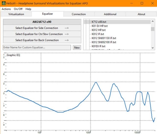 Hesuvi Nastavitev za K712 Pro Hesuvi Nastavitev za K712 Pro