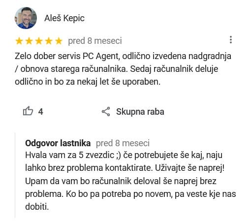 Ales kepic mnenje o obnovi racunalnika pri pc agent Ales kepic mnenje o obnovi racunalnika pri pc agent