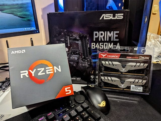 Rabljene komponente ryzen 5 2600 asus b450m in teamgroup 3200 cl16 2x8 ram za obnovljeni racunalnik Rabljene komponente ryzen 5 2600 asus b450m in teamgroup 3200 cl16 2x8 ram za obnovljeni racunalnik