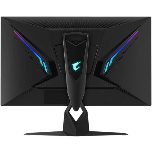 Gigabyte AORUS FI32Q Gaming Monitor ima RGB tudi zadaj ekrana