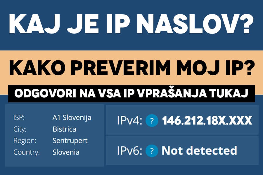 Kaj je IP naslov? Kako preveriti moj IP naslov?