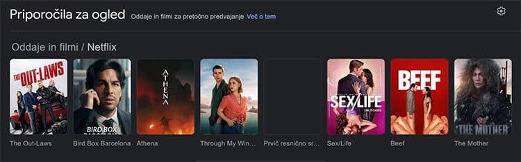 netflix tv oddaje in filmi priporočila