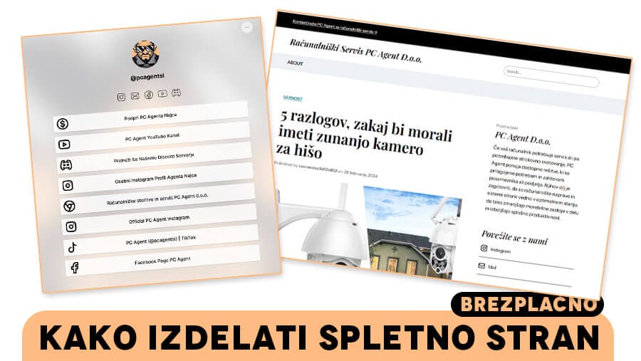 Kako izdelati spletno stran brezplačno