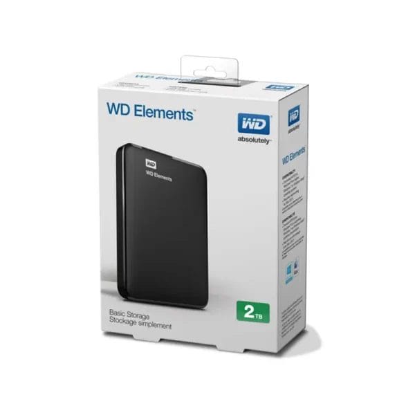 WD Elements zunanji trdi disk 2tb box