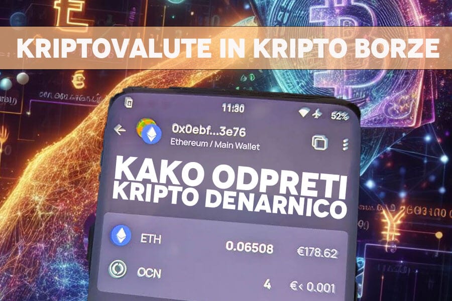 Kriptovalute: Kaj so, Katero kripto borzo uporabiti in kako odpreti kripto denarnico