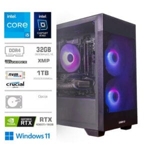 Gaming Računalnik Računalnik MEGA MT S7X GAMER i5-14600K/RTX4060Ti-16GB/32GB/1TB/750W/Win11Home/črna RGB