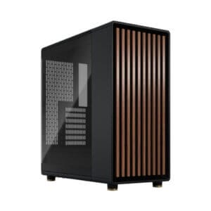 Ohišje Fractal Design North Charcoal (steklena stranica) MidiATX - črna