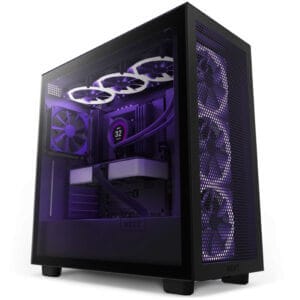 Ohišje NZXT NZXT H7 Flow MidiATX - črna