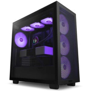 Ohišje NZXT NZXT H7 Flow MidiATX - črna RGB