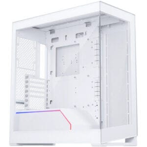 Ohišje Phanteks NV5 TEMPERED GLASS D ATX - bela RGB