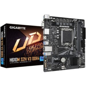 Osnovna plošča 1700 GigaByte H610M S2H V3 DDR4 microATX 1xDVI-D 1xHDMI 2.1 2xDisplayPort 1.2