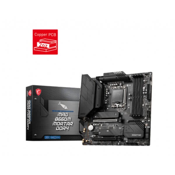 Osnovna plošča 1700 MSI MAG B660M Mortar microATX DDR4 2