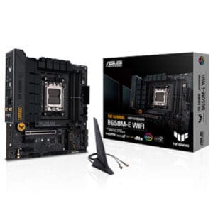 Osnovna plošča AM5 Asus TUF GAMING B650M-E WIFI microATX 1xHDMI 2.1 2xDisplayPort 1.4