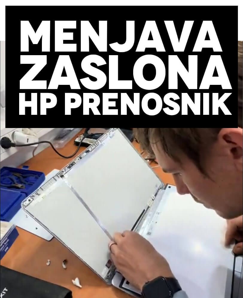 Menjava zaslona na HP Servis pri PC Agent