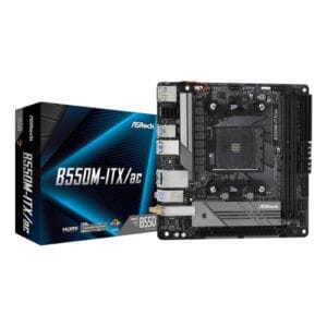 Osnovna plošča AM4 Asrock B550M-ITX/ac