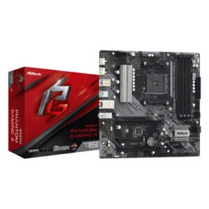 Osnovna plošča AM4 Asrock B550M Phantom Gaming 4 microATX 1xHDMI 1xDisplayPort