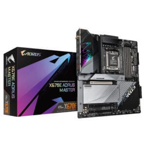 Osnovna plošča AM4 GIGABYTE X670E AORUS MASTER 4xDIMM DDR5 4xM.2 6xSATA