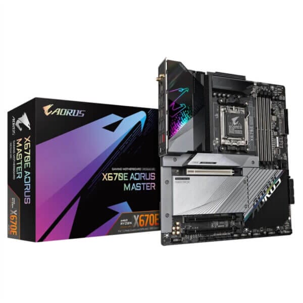 Osnovna plošča AM4 GIGABYTE X670E AORUS MASTER 4xDIMM DDR5 4xM.2 6xSATA