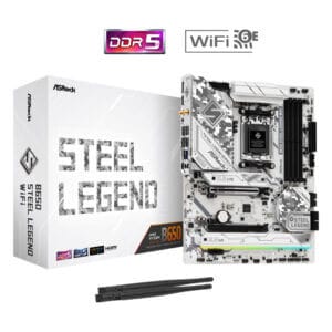 Osnovna plošča AM5 Asrock B650 Steel Legend WiFi ATX 1xHDMI 2.1 1xDisplayPort 1.4