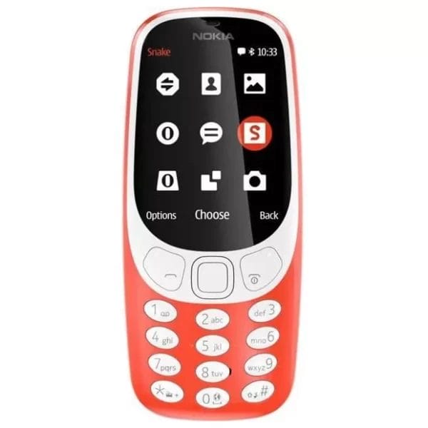 Nokia 3310 Dual SIM Rdeča barva telefona