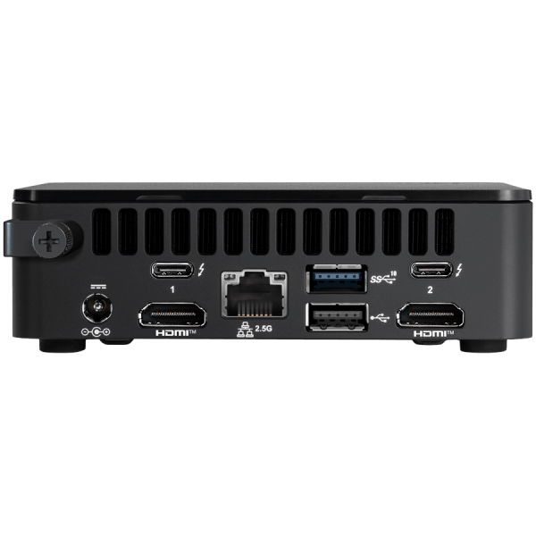 ASUS NUC 13 Pro Kit NUC13ANKi7 Core i7 1360P Processor 4xUSB M.2 22x80 NVMe 22x42 SATA 25Gbe LAN 2xHDMI 2x Thunderbolt 4 USB CDP no cord single unit EAN5032037267465 1