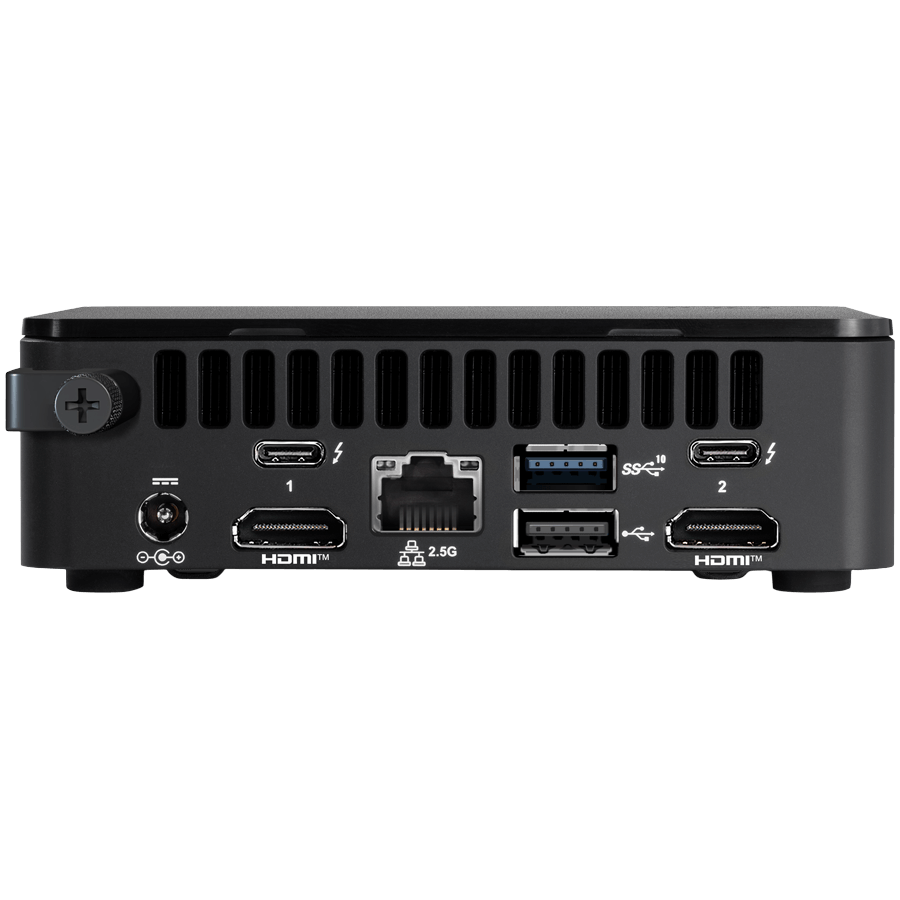 ASUS NUC 13 Pro Kit NUC13ANKi7 Core i7 1360P Processor 4xUSB M.2 22x80 NVMe 22x42 SATA 25Gbe LAN 2xHDMI 2x Thunderbolt 4 USB CDP no cord single unit EAN5032037267465 1