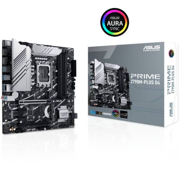 Osnovna plošča 1700 Asus PRIME Z790M-PLUS D4 microATX 1xHDMI 2.1 1xDisplayPort 1.4