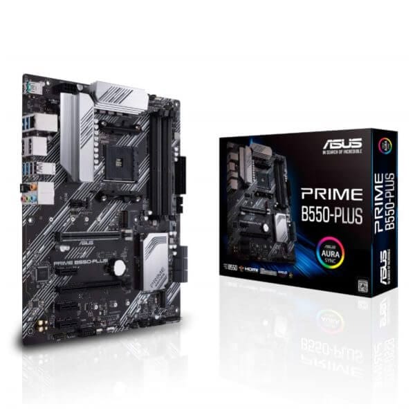 Osnovna plošča AM4 Asus PRIME B550-PLUS ATX 1xHDMI 2.1 1xDisplayPort 1.2