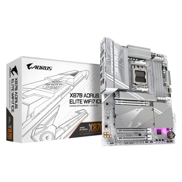 Osnovna plošča AM5 GigaByte X870 Aorus Elite Wifi7 ICE ATX 1xHDMI 2.0