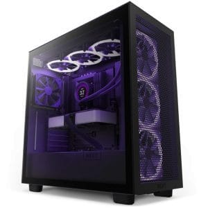 Ohišje NZXT H7 Flow MidiATX - črna