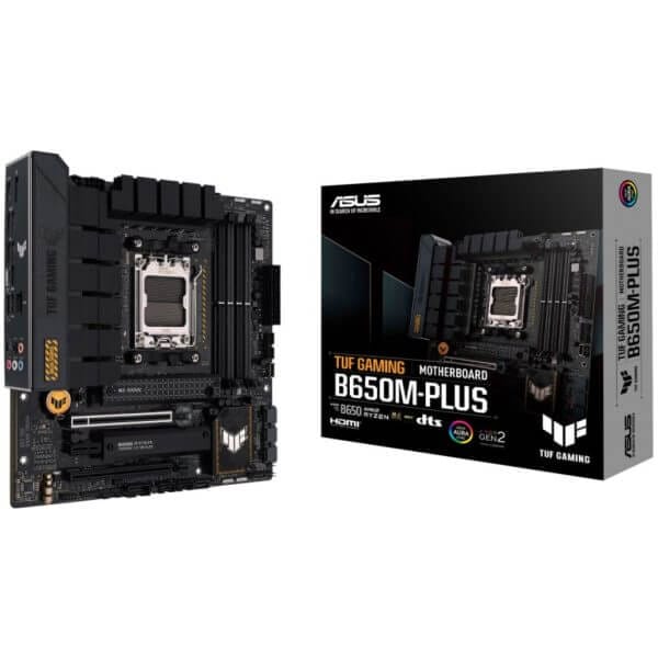 Osnovna plošča AM5 Asus GAMING B650M-PLUS microATX 1xHDMI 2.1 1xDisplayPort 1.4