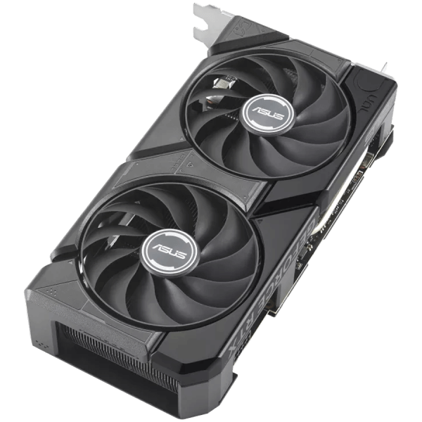 ASUS Dual GeForce RTX 4060 EVO OC Edition 8GB GDDR6 graficna kartica with two powerful Axial tech fans and a protective backplate for broad compatibility PCIe 4.0 1xHDMI 2.1a 3xDisplayPort 1.4a 1