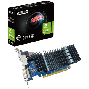 ASUS GeForce GT 710 2GB GDDR5 EVO GT710 SL 2GD5 BRK EVO graficna kartica nizek profil PCIe 2.0 1xD SUB 1xDVI D 1xHDMI 1.4b