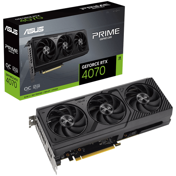 ASUS Prime GeForce RTX 4070 OC Edition 12GB GDDR6X (PRIME-RTX4070-O12G) grafična kartica