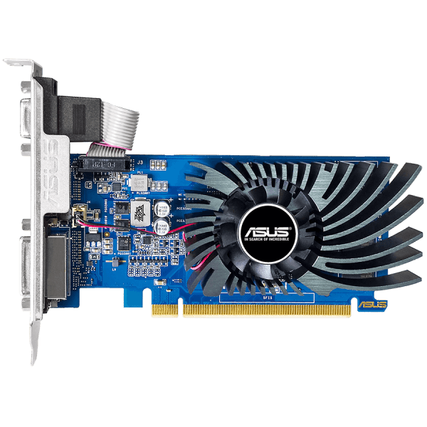 ASUS Video Card NVidia GeForce GT 730 2GB DDR3 BRK EVO VGA nizkopoprofilna graficna kartica za HTPC gradnje PCIe 2.0 1xD SUB 1xDVI D 1xHDMI 1.4b 2