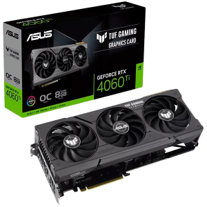 ASUS graficna kartica NVidia TUF Gaming GeForce RTX 4060 Ti OC Edition 8GB GDDR6 VGA z DLSS 3 nizjimi temperaturami in izboljsano vzdrzljivostjo PCIe 4.0 1xHDMI 2.1a 3xDisplayPort 1.4a