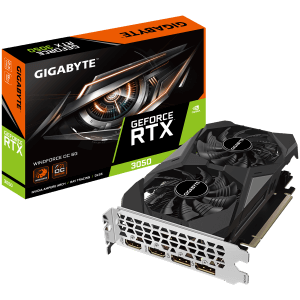 GIGABYTE GeForce RTX 3050 WINDFORCE OC 6G GDDR6 graficna kartica PCIe 4.0 2xHDMI 2.1 2xDisplayPort 1.4a