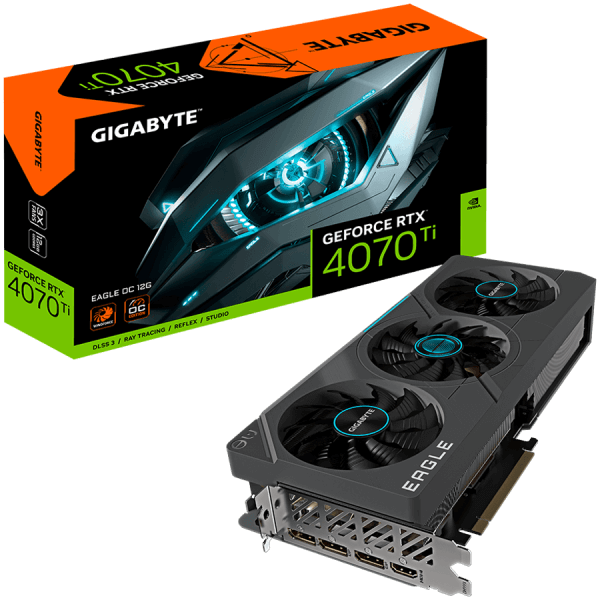 GIGABYTE GeForce RTX 4070 SUPER EAGLE OC 12G GDDR6X graficna kartica PCIe 4.0 1xHDMI 2.1a 3xDisplayPort 1.4a