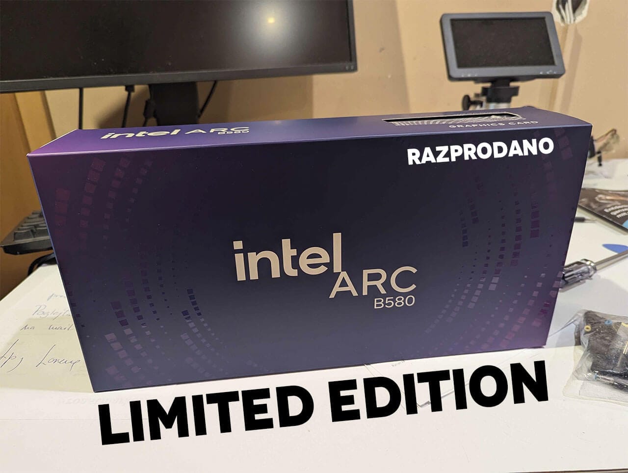 Novo v ponudbi: Intel Arc B580 grafične kartice [1440P KING]