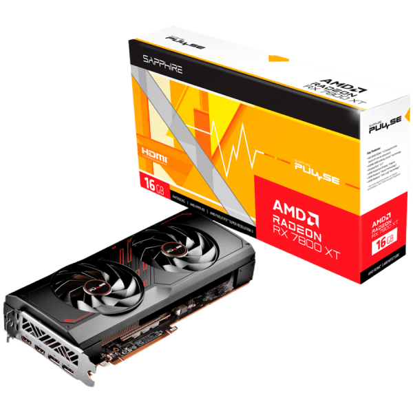 SAPPHIRE PULSE AMD Radeon RX 7800 XT GAMING 16GB GDDR6 graficna kartica PCIe 4.0 2xHDMI 2xDisplayPort 2.1