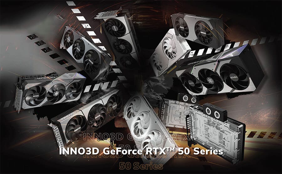 Grafične Kartice INNO3D RTX 5090, RTX 5080, RTX 5070 TI in RTX 5070