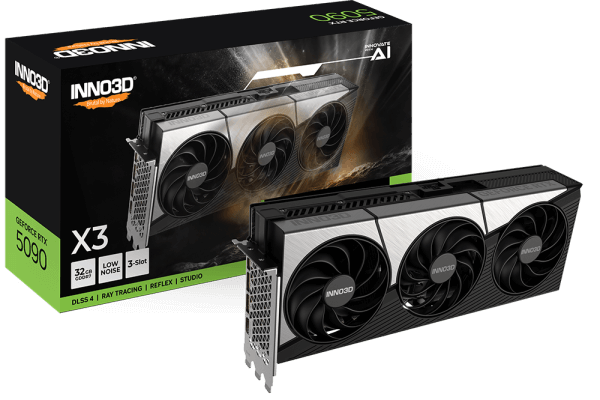 INNO3D GeForce RTX 5090 iCHILL X3 32GB in Škatla