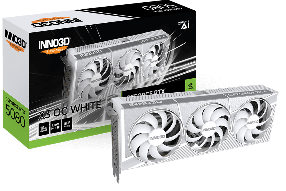 INNO3D X3 OC Bela Grafična Kartica Nvidia RTX 5080