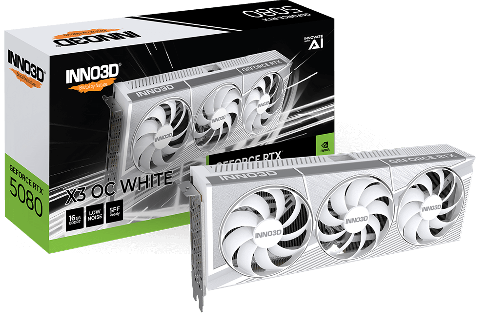 INNO3D X3 OC Bela Grafična Kartica Nvidia RTX 5080 INNO3D X3 OC Bela Grafična Kartica Nvidia RTX 5080
