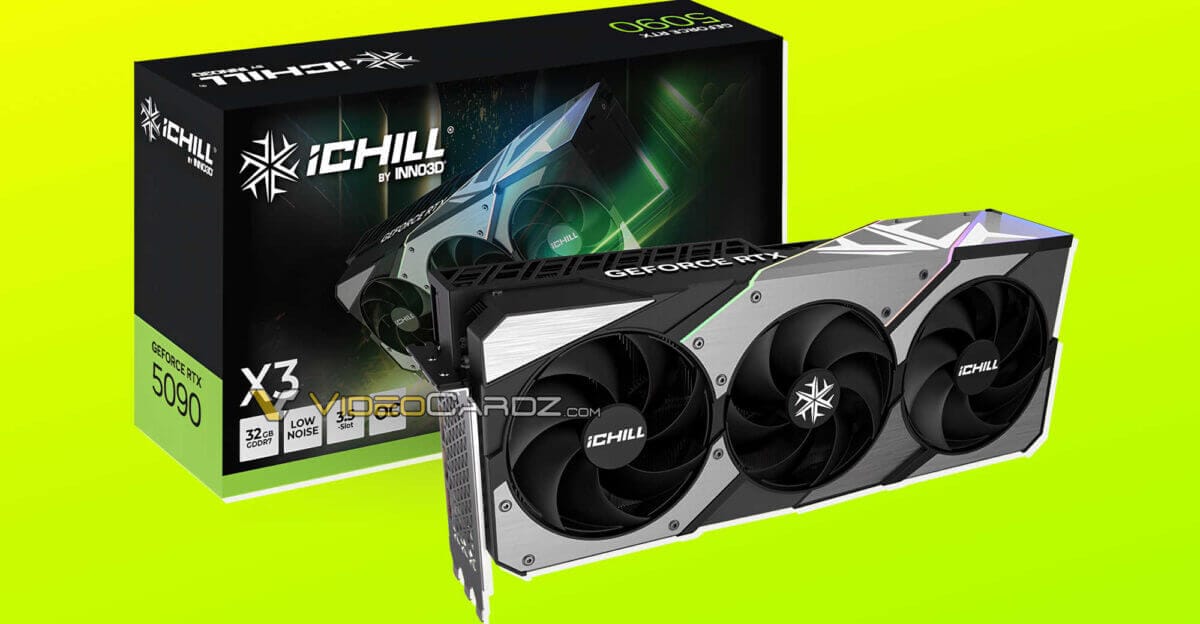 NVIDIA RTX 5090 Innochill iChill X3 32GB GDDR7 prva slika!