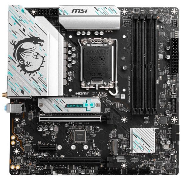  MSI B760M Gaming Plus WiFi microATX 1xHDMI 2.1 1xDisplayPort 1.4 - Image 3